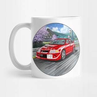 Mitsubishi Lancer Evolution VI - animauto Mug